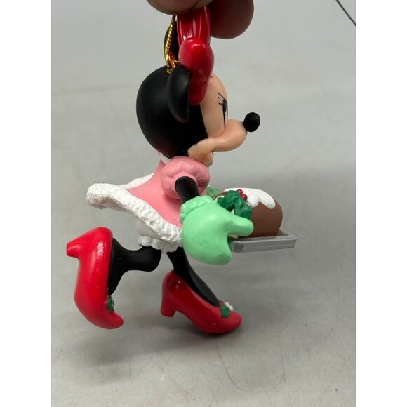 Disney Christmas Holiday tree Ornament Minnie Mouse Ginger Bread 3.5" red READ - Picture 4 of 5